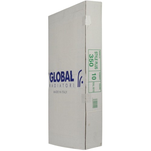 GLOBAL Радиатор биметаллический Style Plus 350, боковое подключение, 10 секций