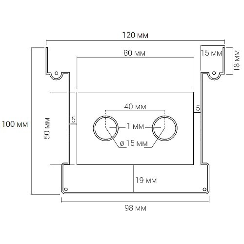 ASKON Конвектор внутрипольный KVP-100-120-1600, без вентилятора