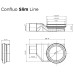 PESTAN Душевой лоток Confluo Slim Line 950+ мм, ультратонкий, хром матовый