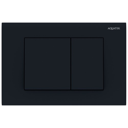 AQUATEK Панель смыва KDI-0000012, черный матовый