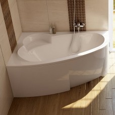 RAVAK Передняя панель с креплением для ванны Asymmetric 150 см, левая, белая