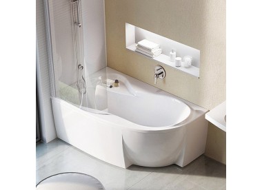 RAVAK Передняя панель для ванны Rosa I 160 х 95 см, левая, белая
