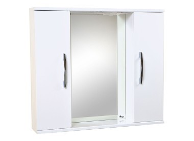 EMMY Зеркало со шкафчиками Рокард 80 с подсветкой