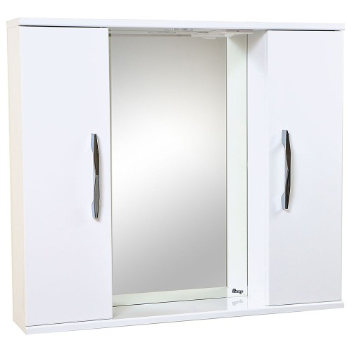 EMMY Зеркало со шкафчиками Рокард 80 с подсветкой