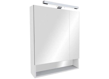 ROCA Зеркальный шкаф Gap 700 мм с подсветкой, белый матовый