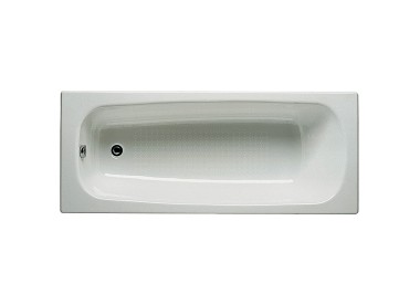 ROCA Ванна чугунная Continental 140 x 70 прямоугольная, с антискользящим покрытием