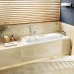 ROCA Ванна чугунная Malibu 150 x 75 прямоугольная, с отверстиями для ручек и антискользящим покрытием