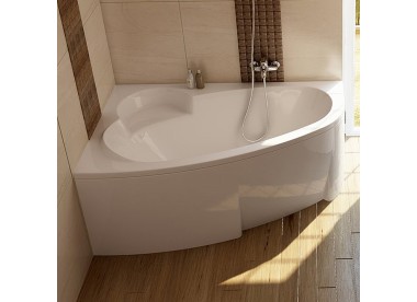 RAVAK Передняя панель с креплением для ванны Asymmetric 170 см, левая, белая