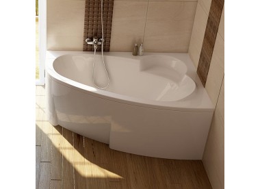 RAVAK Передняя панель с креплением для ванны Asymmetric 170 см, правая, белая