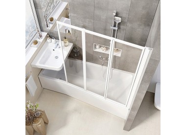 RAVAK Передняя панель для ванны Be Happy II 150 см, левая, белая