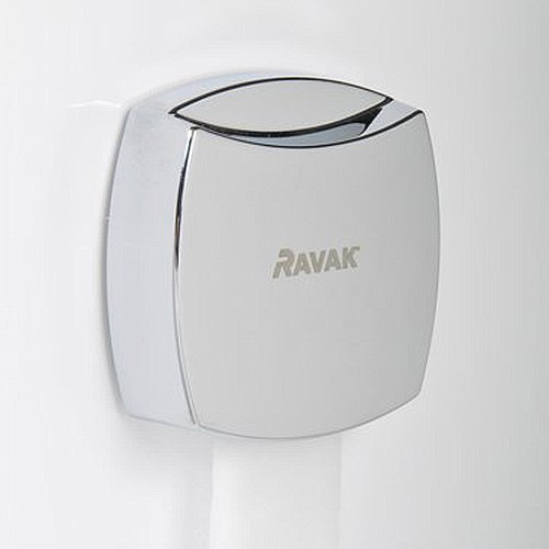 RAVAK Сточный комплект для ванны с заполнением/переливом Хром I 57 см, квадратный