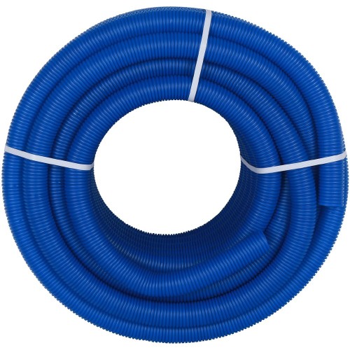 STOUT Труба гофрированная ПНД, цвет синий, Ø40/ 32 мм