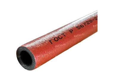 ENERGOFLEX Полиэтиленовая теплоизоляция Super Protect, красная, 18/6 мм, трубка 2 м