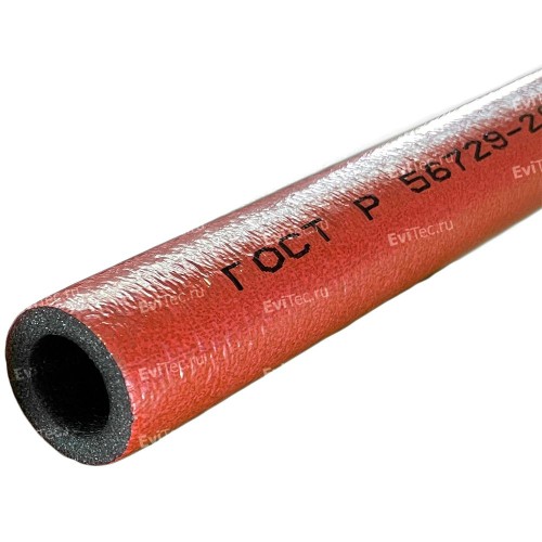 ENERGOFLEX Полиэтиленовая теплоизоляция Super Protect, красная, 22/9 мм, трубка 2 м
