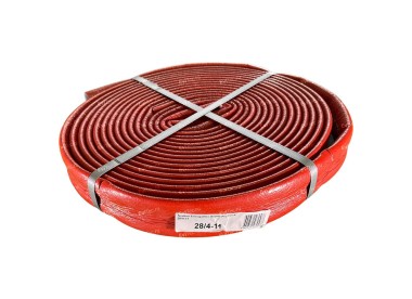 ENERGOFLEX Полиэтиленовая теплоизоляция Super Protect, красная, 28/4 мм, рулон 11 м