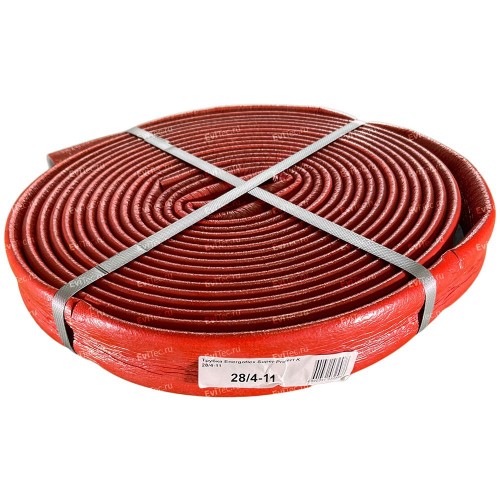 ENERGOFLEX Полиэтиленовая теплоизоляция Super Protect, красная, 28/4 мм, рулон 11 м