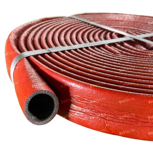 ENERGOFLEX Полиэтиленовая теплоизоляция Super Protect, красная, 35/4 мм, рулон 11 м