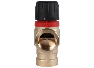 ROMMER Термостатический смесительный клапан для систем отопления и ГВС 3/4``  ВР 35-60°С KV 1,6 (боковое смешивание)