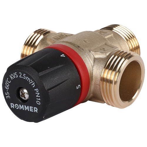 ROMMER Термостатический смесительный клапан для систем отопления и ГВС 1