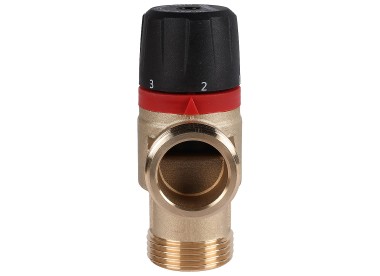 ROMMER Термостатический смесительный клапан для систем отопления и ГВС 1``  НР 30-65°С KV 2,3 (центральное смешивание)
